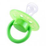 Соска-пустышка силиконовая, Курносики 1 шт арт. 13070 Солнышко классическая с 3 мес. зеленая