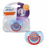 Соска-пустышка силиконовая, Avent (Авент) 1 шт SCF172/14 арт. 86124 для мальчиков 6-18 мес