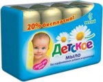 Мыло детское, 75 г 4 шт ромашка