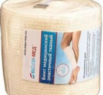 Бинт эластичный, р. 3мх10см тканый