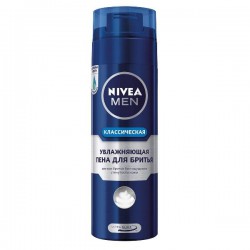 Пена для бритья для мужчин, Nivea (Нивея) 200 мл арт. 81700 увлажняющая для нормальной и склонной к сухости кожи