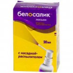 Белосалик лосьон, раствор для наружного применения 20 мл 1 шт насадка-распылитель