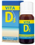 Вита Д3, жидкость 500МЕ/капля 10 мл 1 шт флакон-капельница