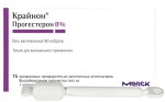 Крайнон, гель вагинальный 90 мг/доза 1.125 г (8% 1.125 г) 15 шт с аппликатором